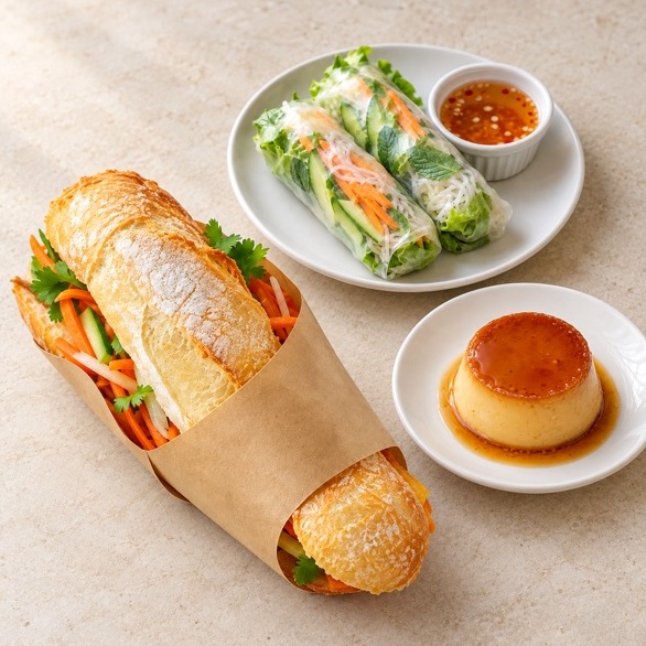BANH MI CON ANTIPASTO O DESSERT