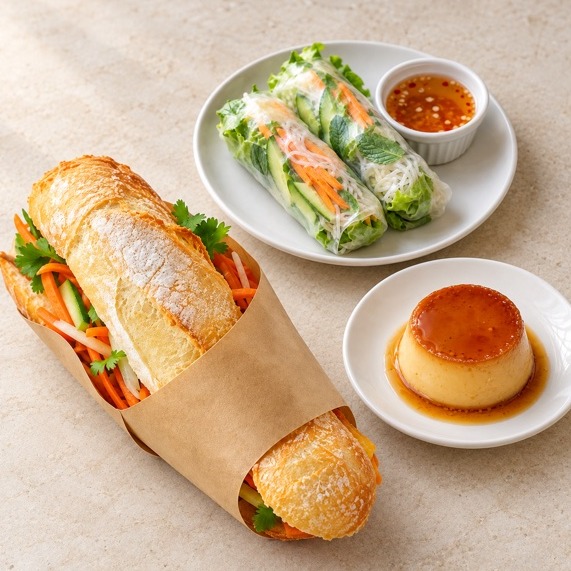 BANH MI CON ANTIPASTO + DESSERT